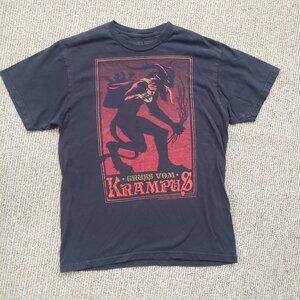 Christmas Krampus T-Shirt Michael Shaffer Streetwear Medium